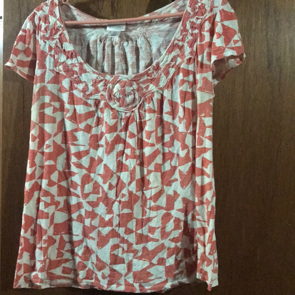 Short Sleeve Maternity Shirt